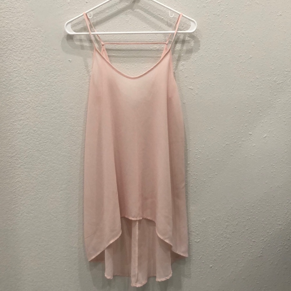 LUSH light pink sheer coverup